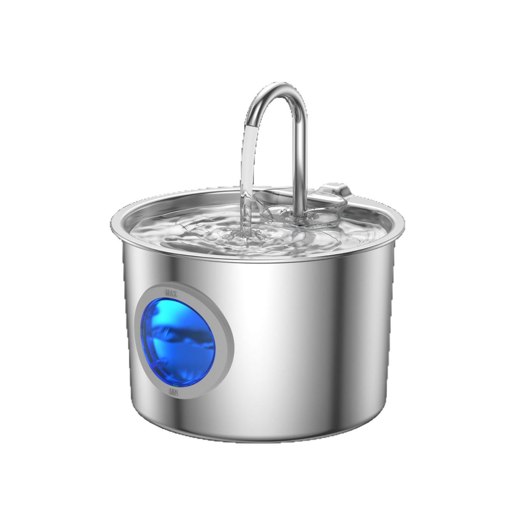 Animal Fontaine d'eau Distributeur d'eau en acier inoxydable