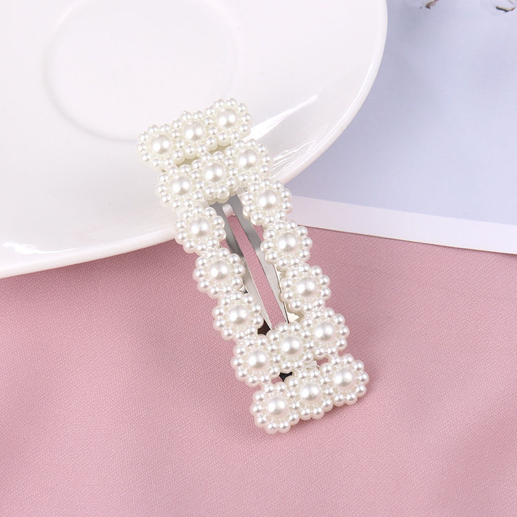 Pearl Hairpin Bangs Bijoux cheveux Tendance Lady Temperament