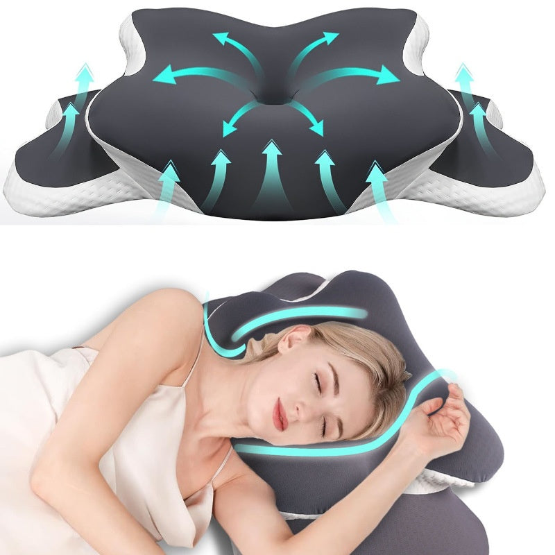 Oreiller portable et confortable de soutien de cou en mousse mémoire