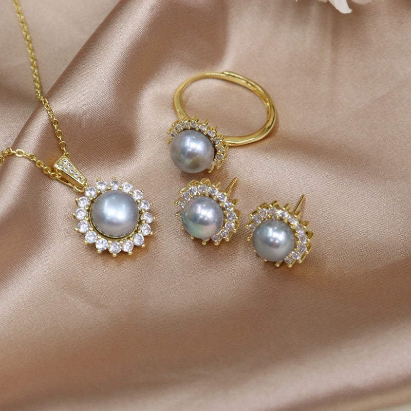 Perle d'eau douce Simplicité Collier Tout-Match