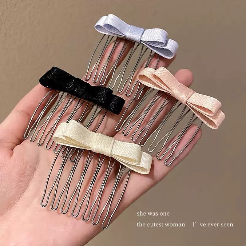 Comb simple cheveux Bow non-dérapant et polyvalent accessoires de cheveux