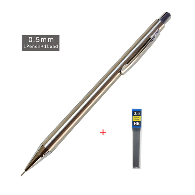 Fournitures d'écriture de l'école de crayon automatique en métal