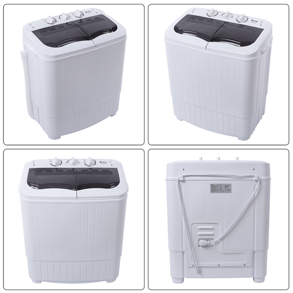XPB35-ZK35 14,3lbs Machine semi-automatique de lavage du couvercle gris