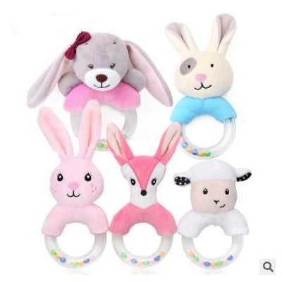 Mignon et créatif dessin animé lapin Fox et moutons ring à la main