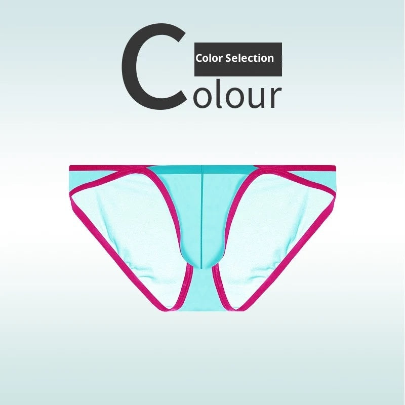 Slips en soie de glace ultra-mince, transparents et de taille basse