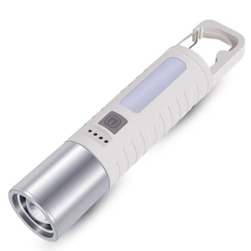 Lampe de poche de haute puissance Zoom télescopique extérieur portable