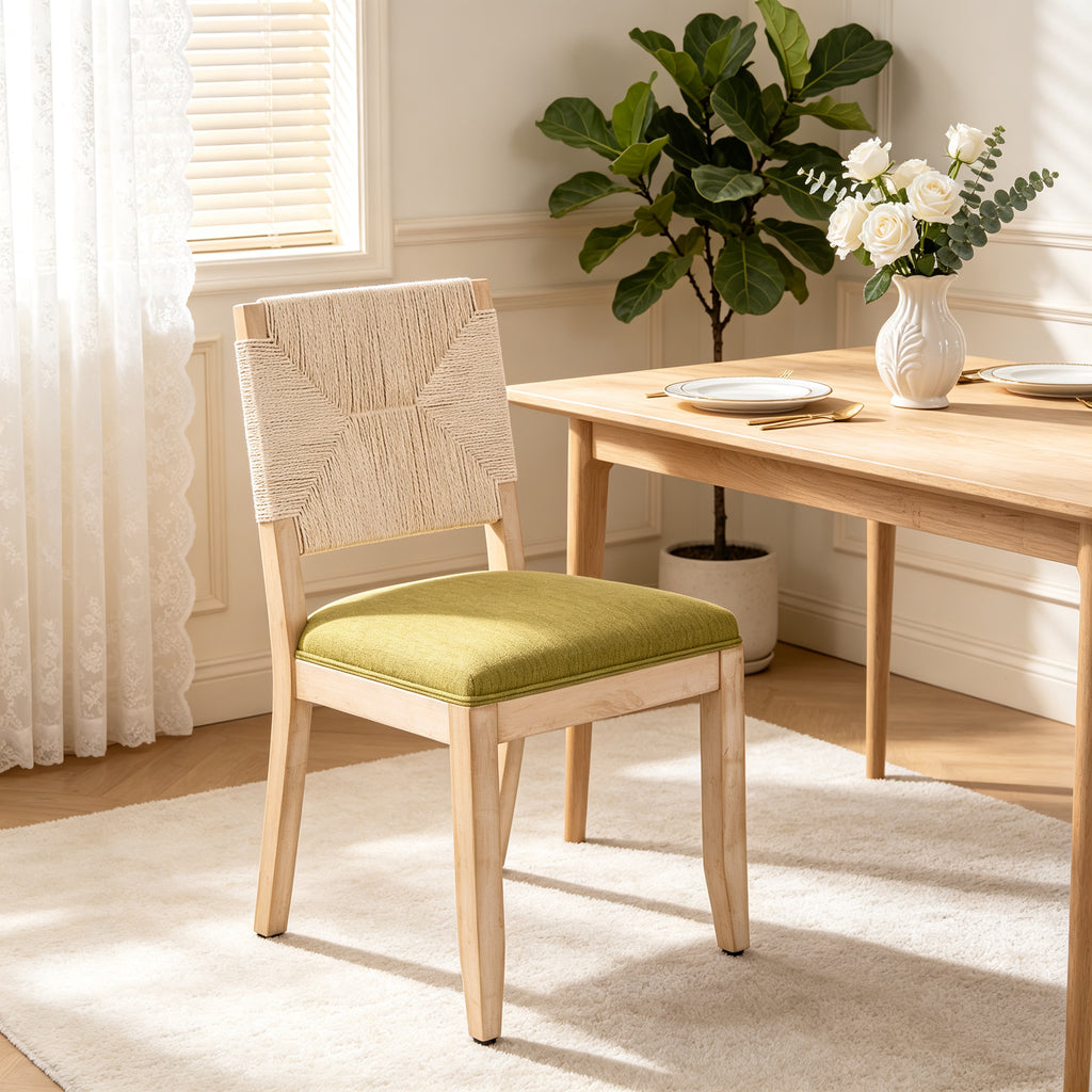 Chaises à manger à la campagne française Ensemble de 2