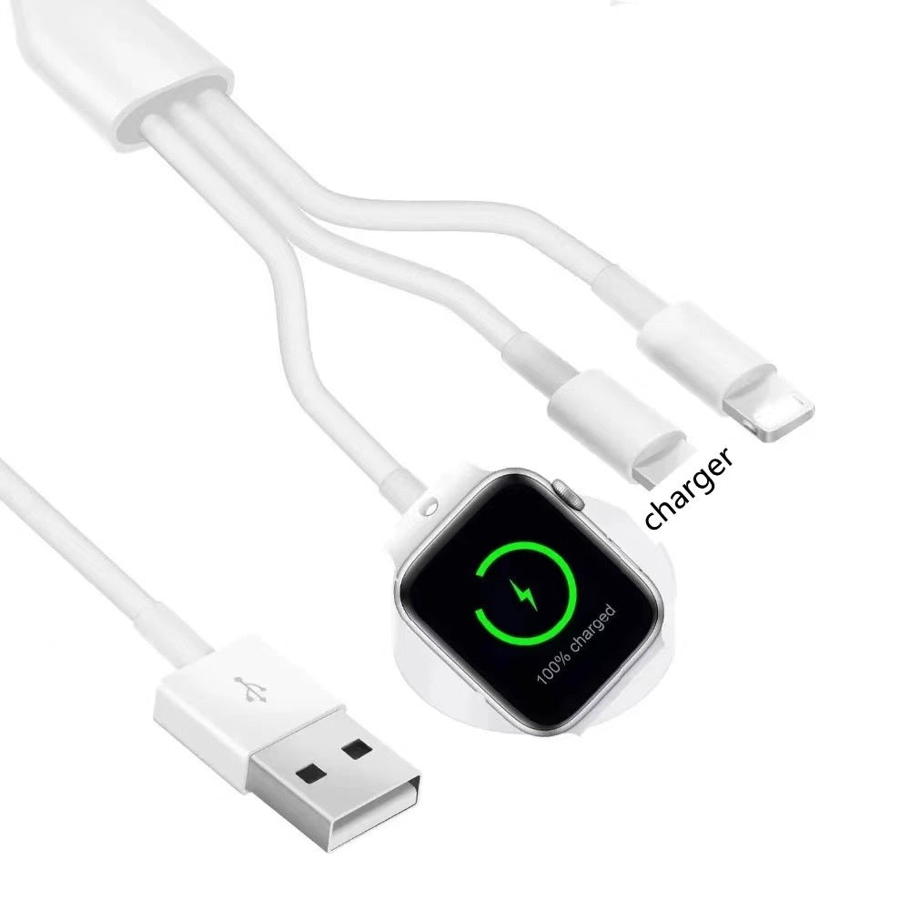 Regarder le câble de recharge sans fil magnétique trois en un
