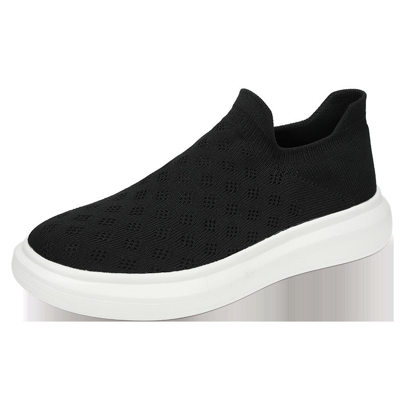Mesh homme Casual Respirant Sneakers de couleur solide