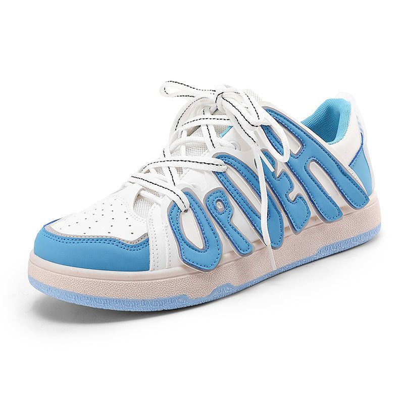 Hommes et femmes Bas-top lettre Niche chaussures de conseil