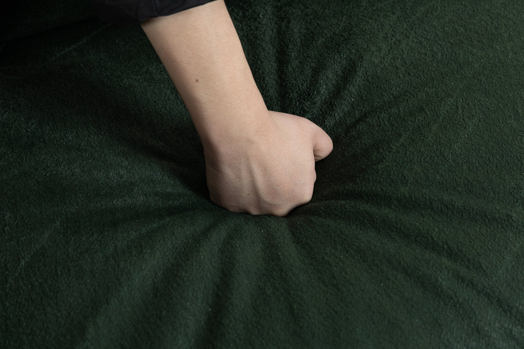 Moderne 3 places avec pouf 113,77" Canapé sectionnel avec oreillers de taille