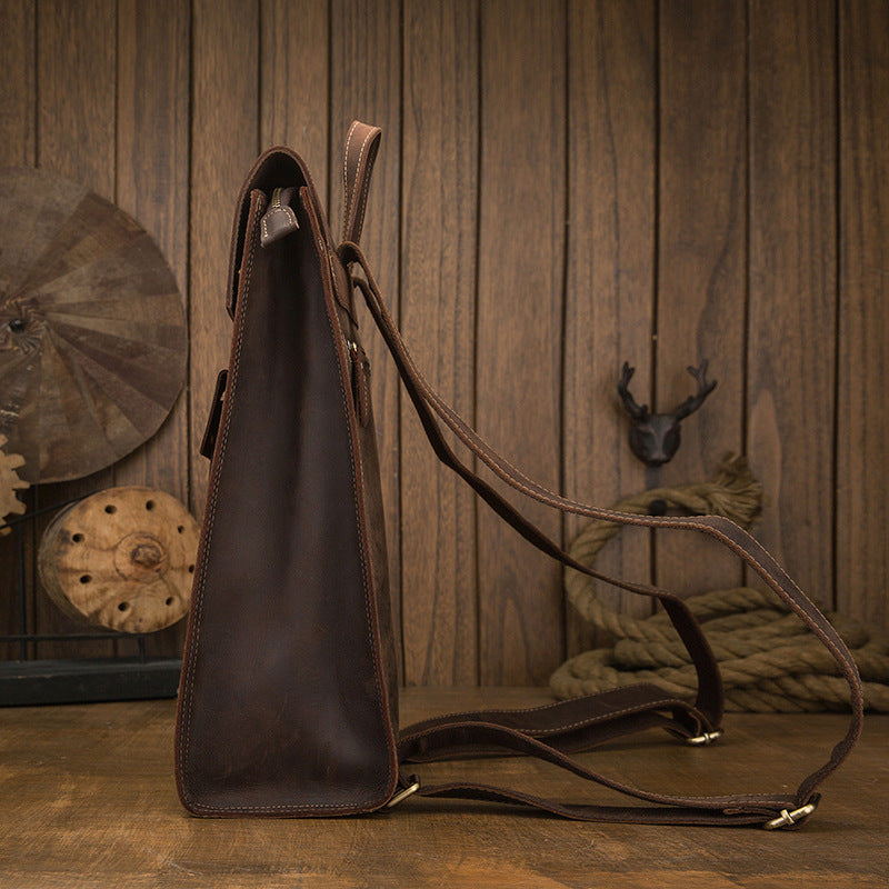 Cuir véritable Angleterre style sac de voyage occasionnel pour hommes