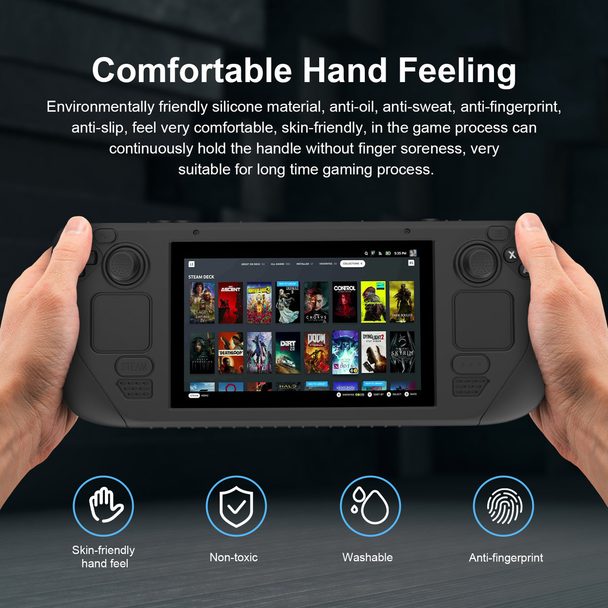 Solid Color Universal Game Console Silicone Case