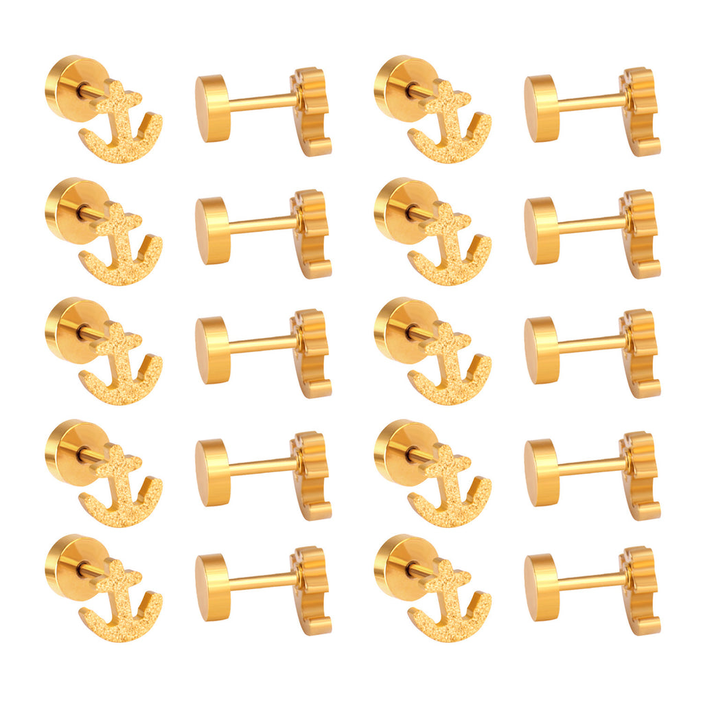 Boucles d'oreilles européennes et américaines à nœuds arc-en-ciel