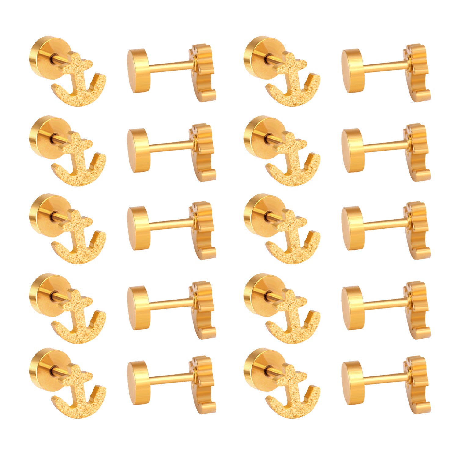 Boucles d'oreilles européennes et américaines à nœuds arc-en-ciel