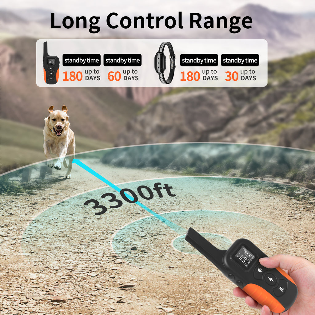 Imperméable Pet Remote Control Charging Customized Electric Training Dog Impact Pet Collar