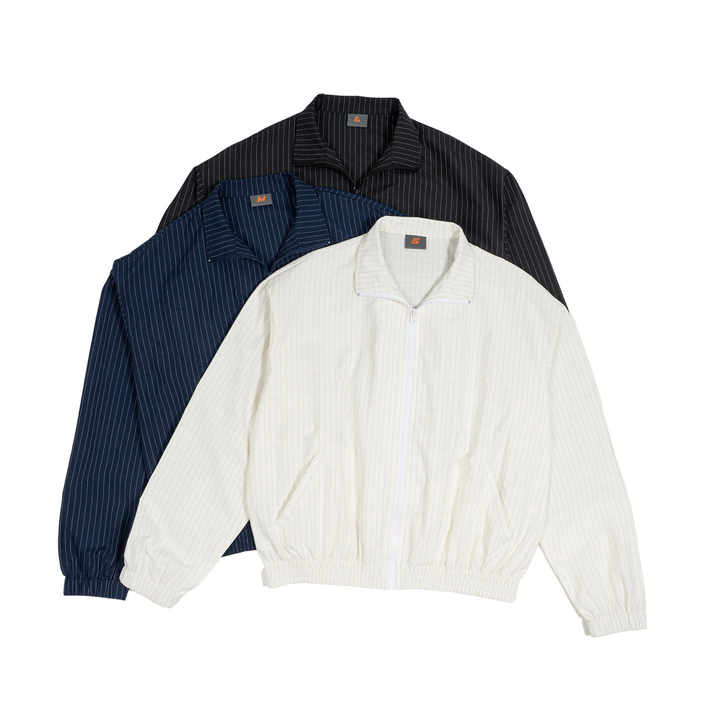 Veste décontractée à rayures d'épingle