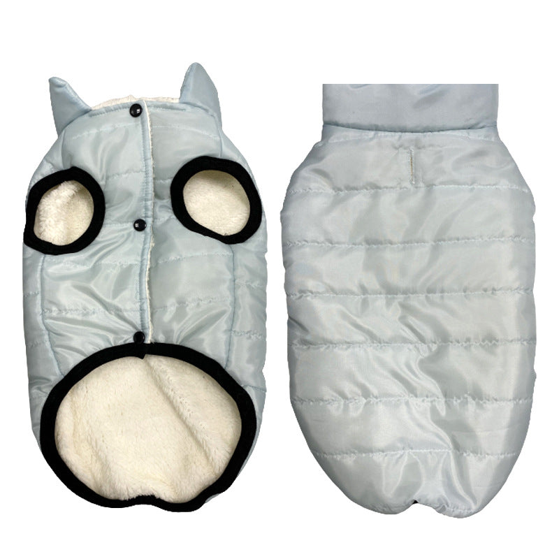 Manteau de chien d'hiver Chèvre doublée d'eau Veste coupe-vent