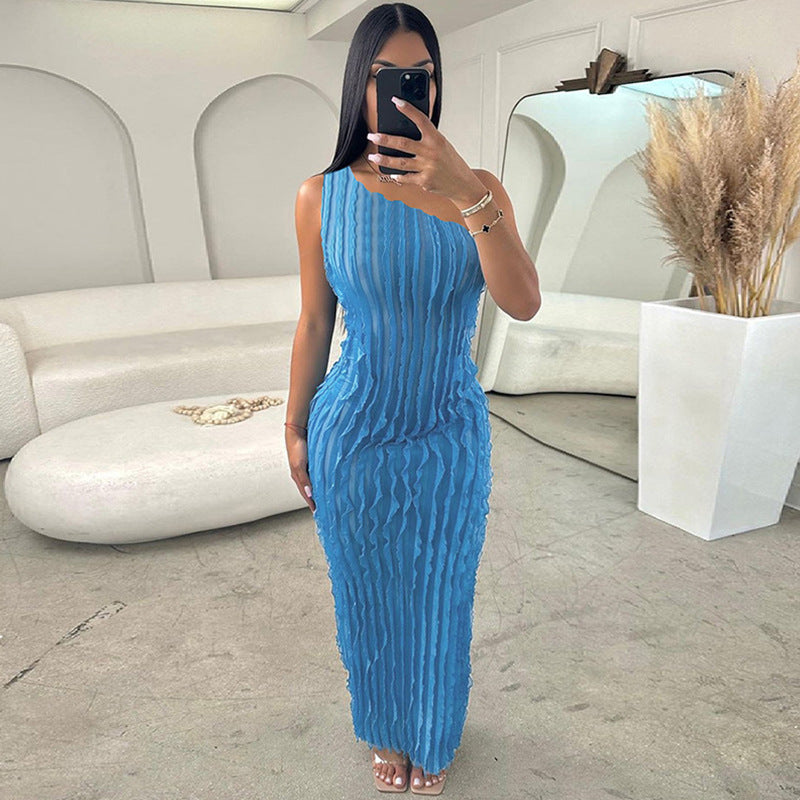 Robe de gaine haute sans arrière