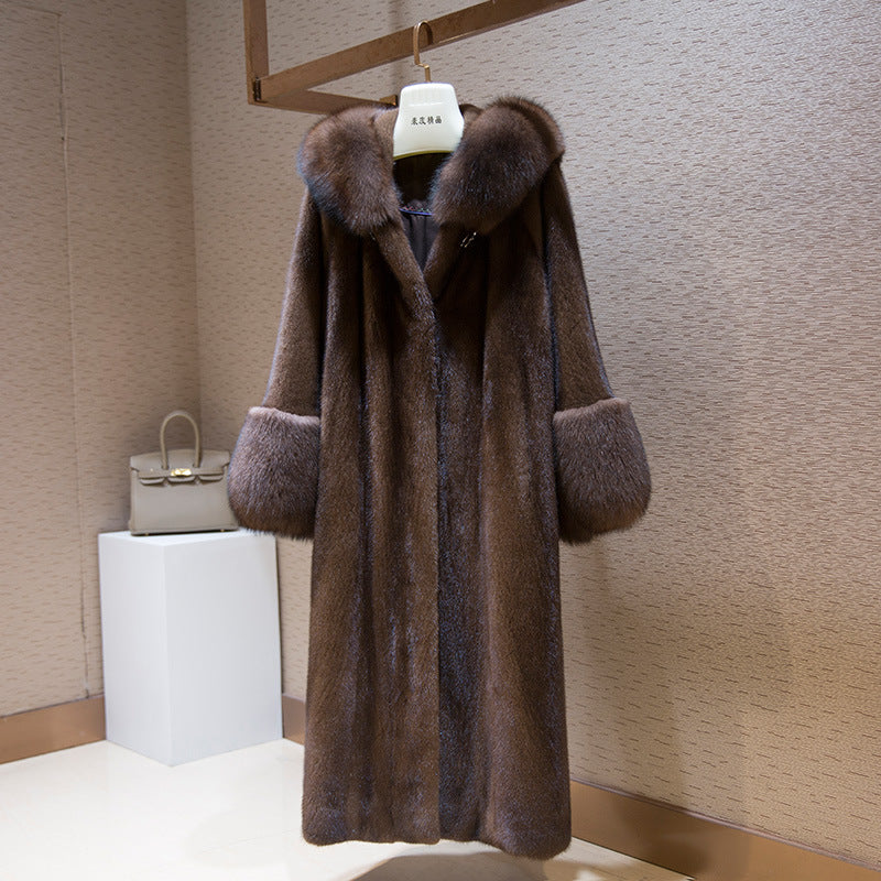 Vêtements de dessus en fausse fourrure d'hiver pour femmes