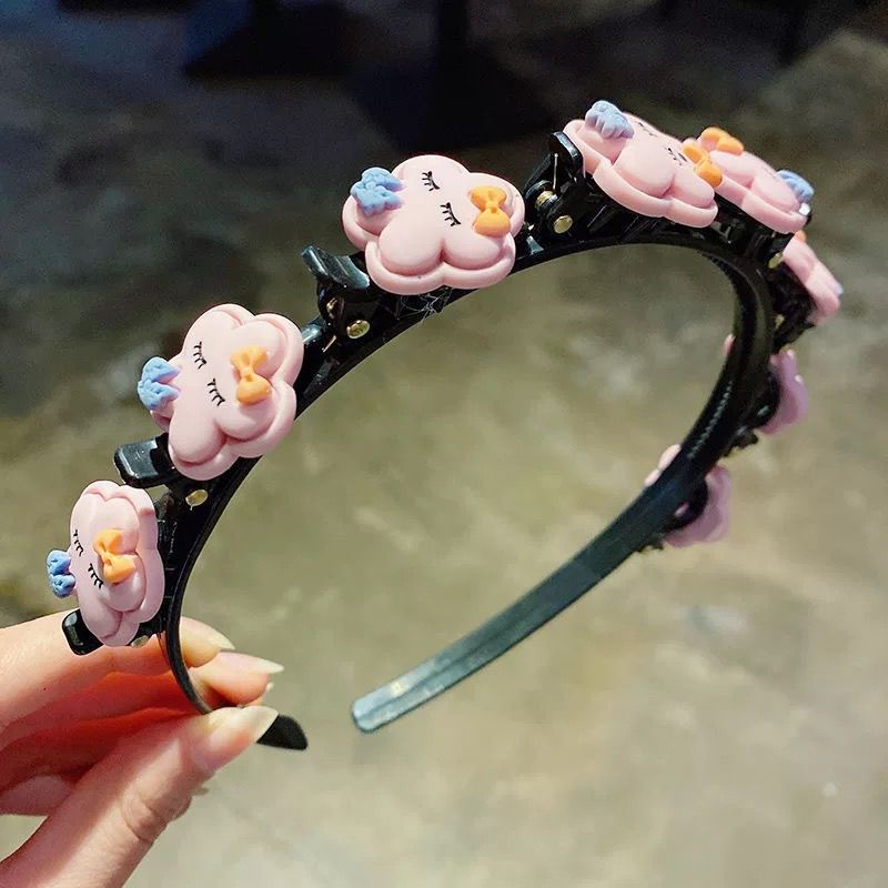 Bandeau de fruits de caricature multicouche épingle à cheveux tissée