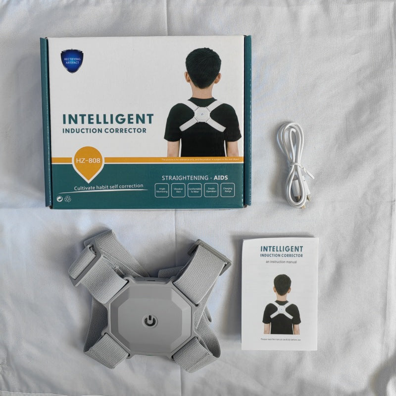 Correcteur de Posture intelligent Enfants réglables Adultes Courroies de correction du dos en temps réel P