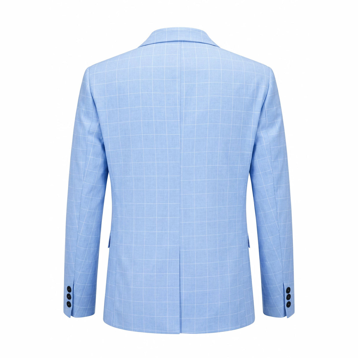 Veste de costume en Plaid de style entreprise légère pour hommes
