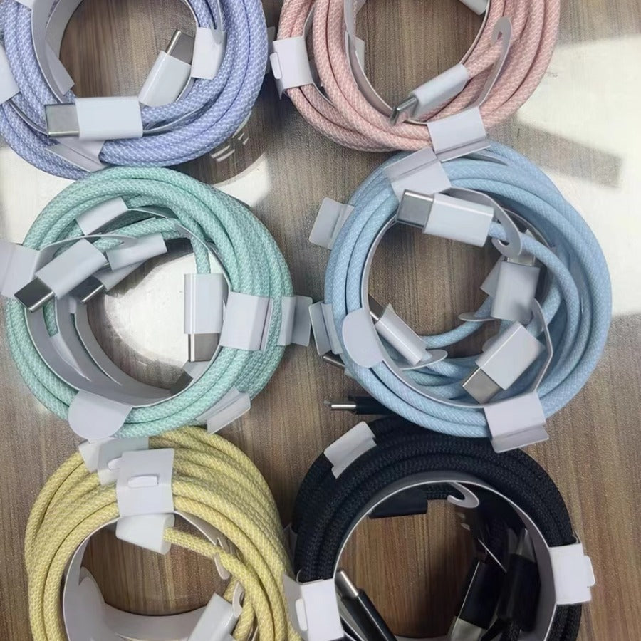Câble de données charge rapide ligne Macaron