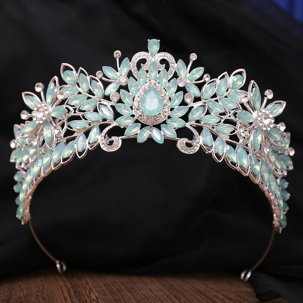 Couronne de mariée haut de gamme européenne et américaine pour accessoires capillaires