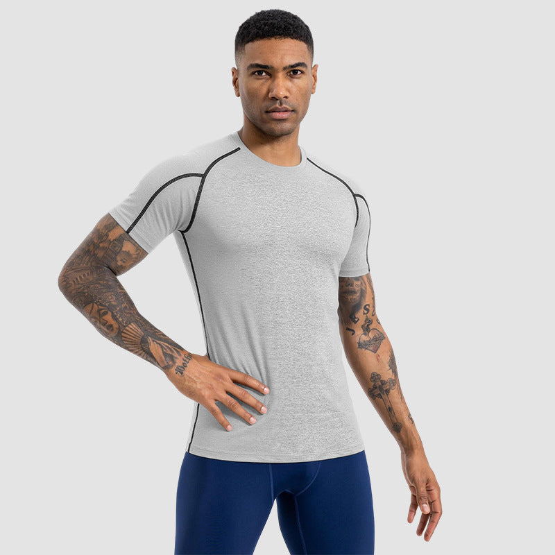 T-shirt manches courtes à manches courtes pour hommes à séchage rapide