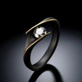 Femme Minimalist Retro Creative Diamond Studded Ring