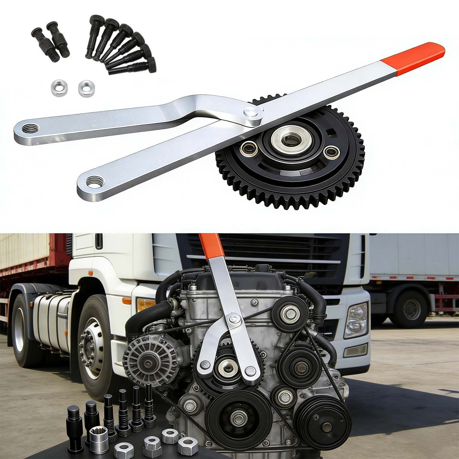 Fan Clutch Sprocket Spenner Camshaft Pulley Holding Wrench Tool UK