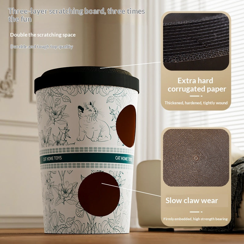 Cat Scratcher Bed Double-decker Villa