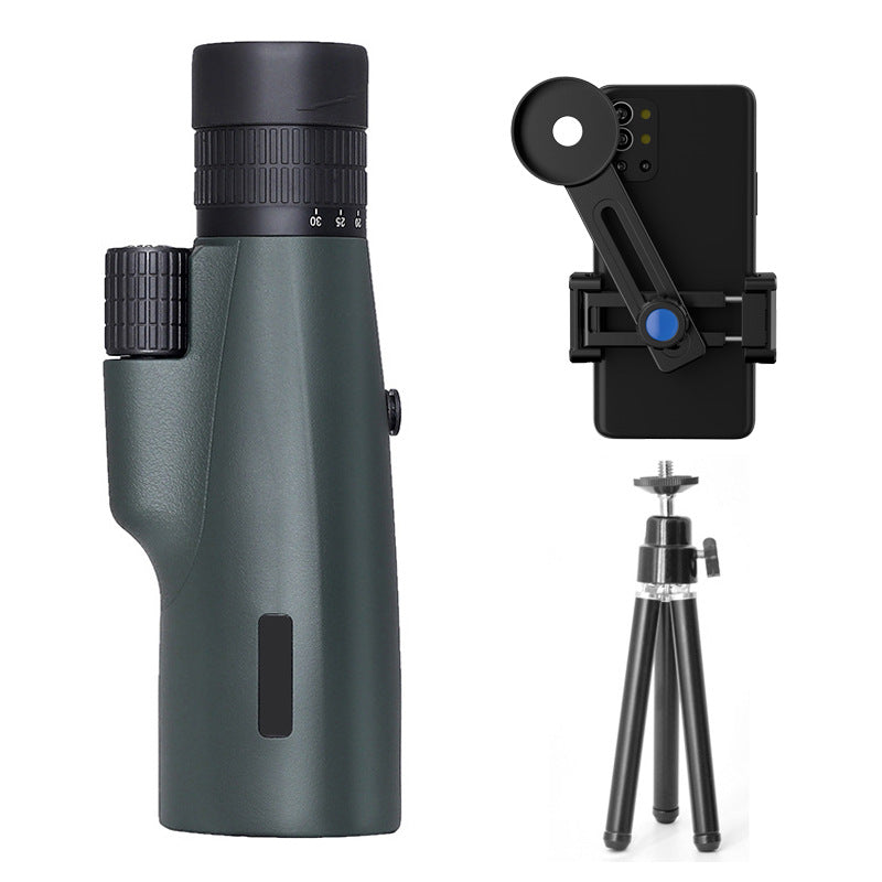 Télescope monoculaire 10-30x50 HD Zoom Téléscope pour appareil photo portable