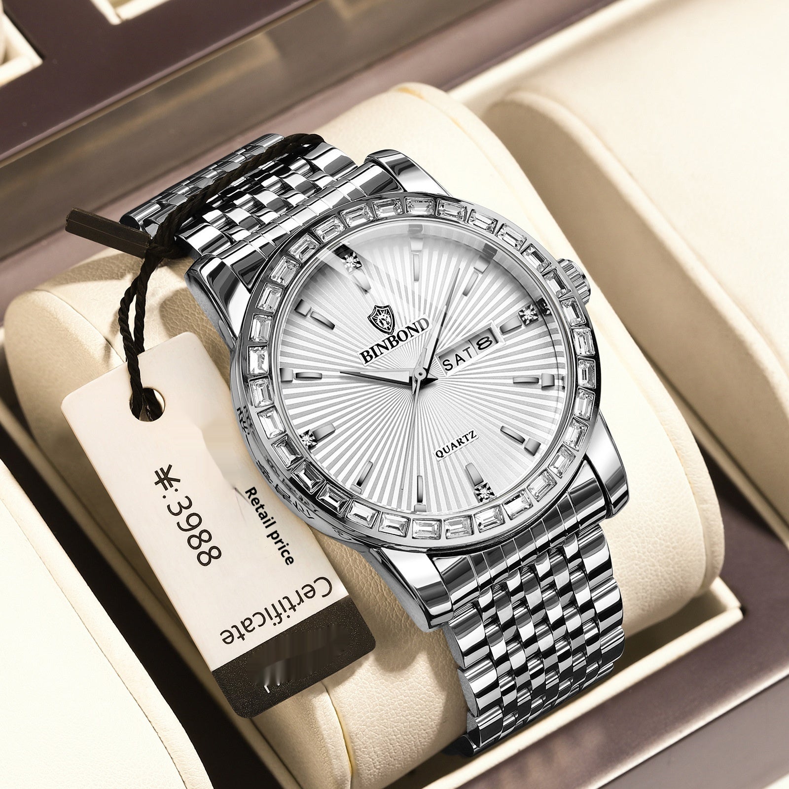 Montre pour hommes d'affaires de loisirs