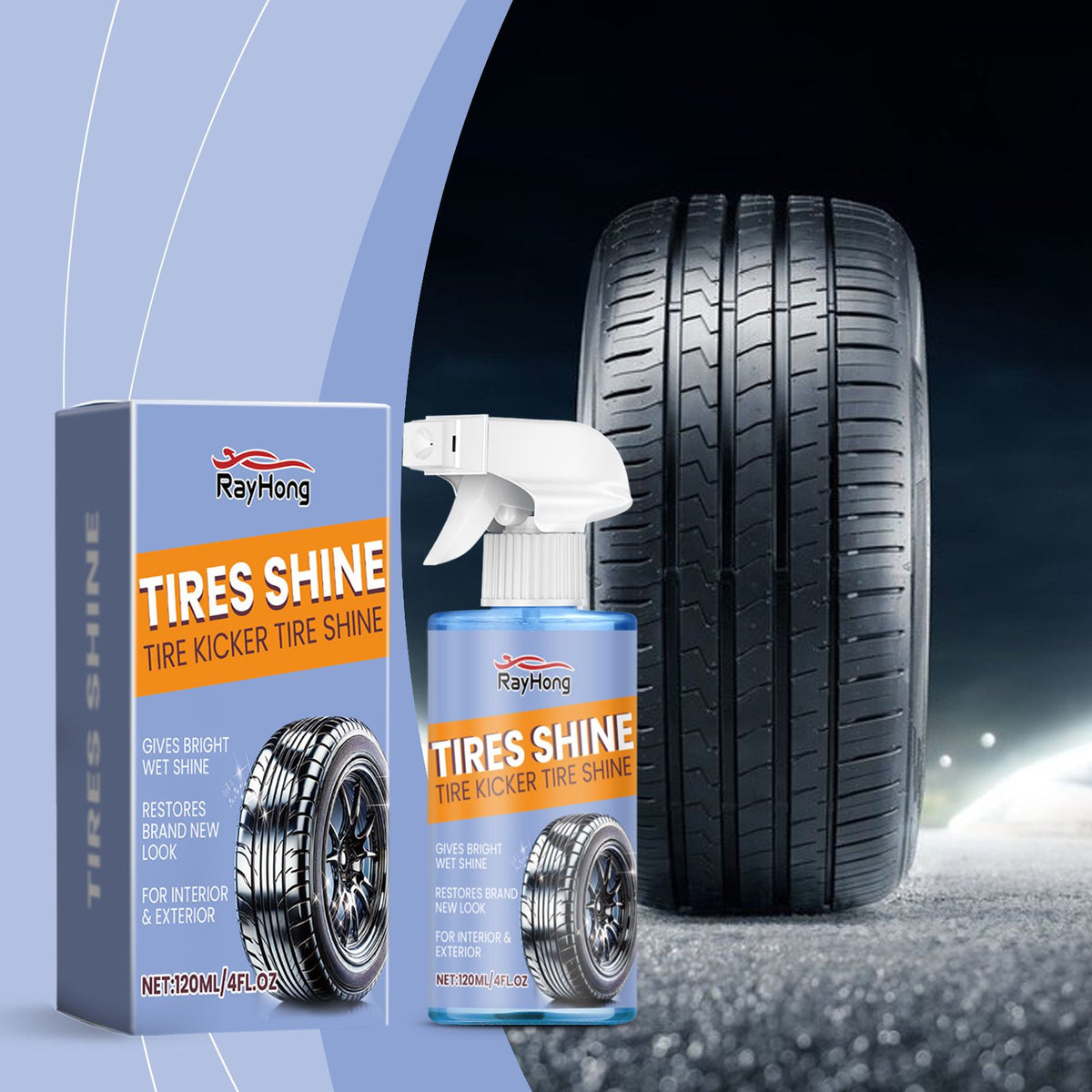 Vaporisateur RAYHONG pour l'entretien des pneus automobiles