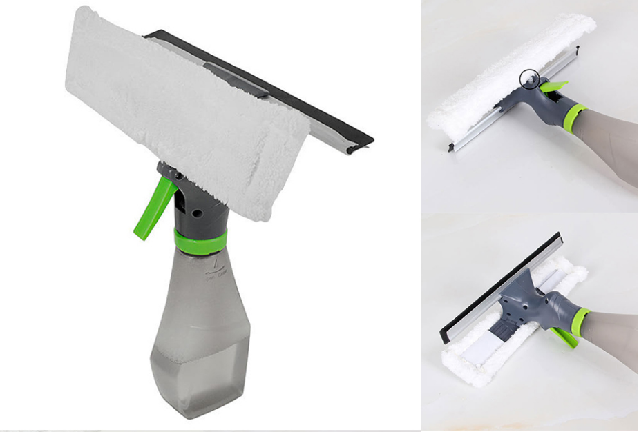 3 En 1 Multipropsito De Mano Cepillo De Limpieza De Coche Con Botella De Spray Botella De