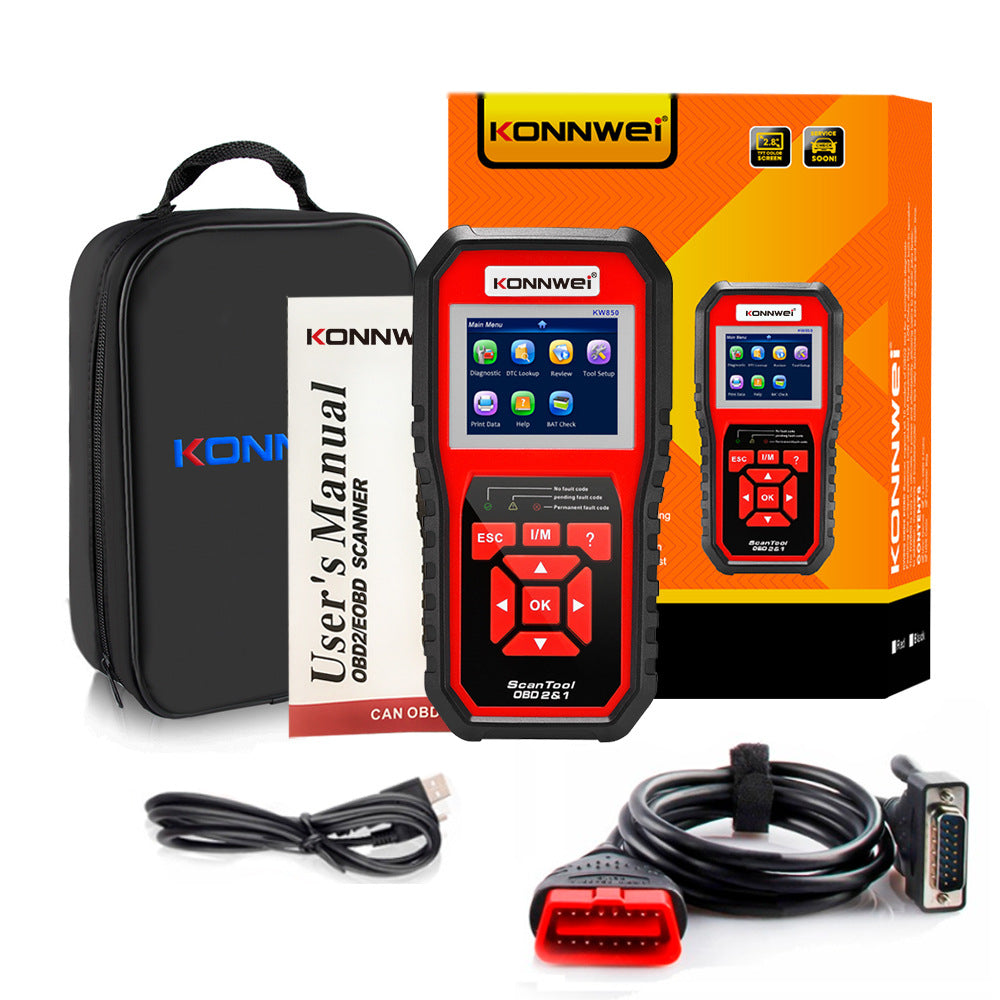 KW850 OBD2 CAN BUS Code Reader détecteur de code de panne moteur de voiture scanner