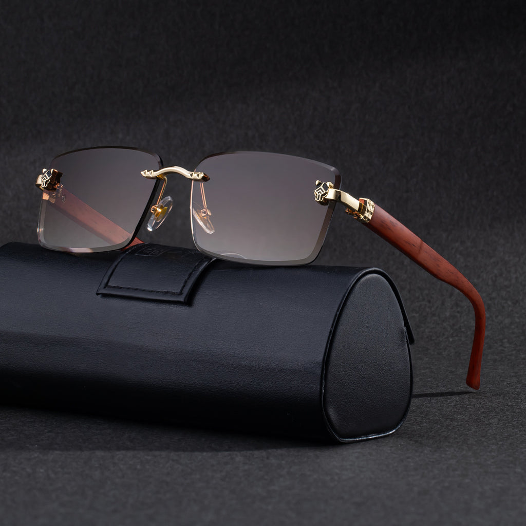 202 Lunettes de soleil mode sans cadre pour hommes