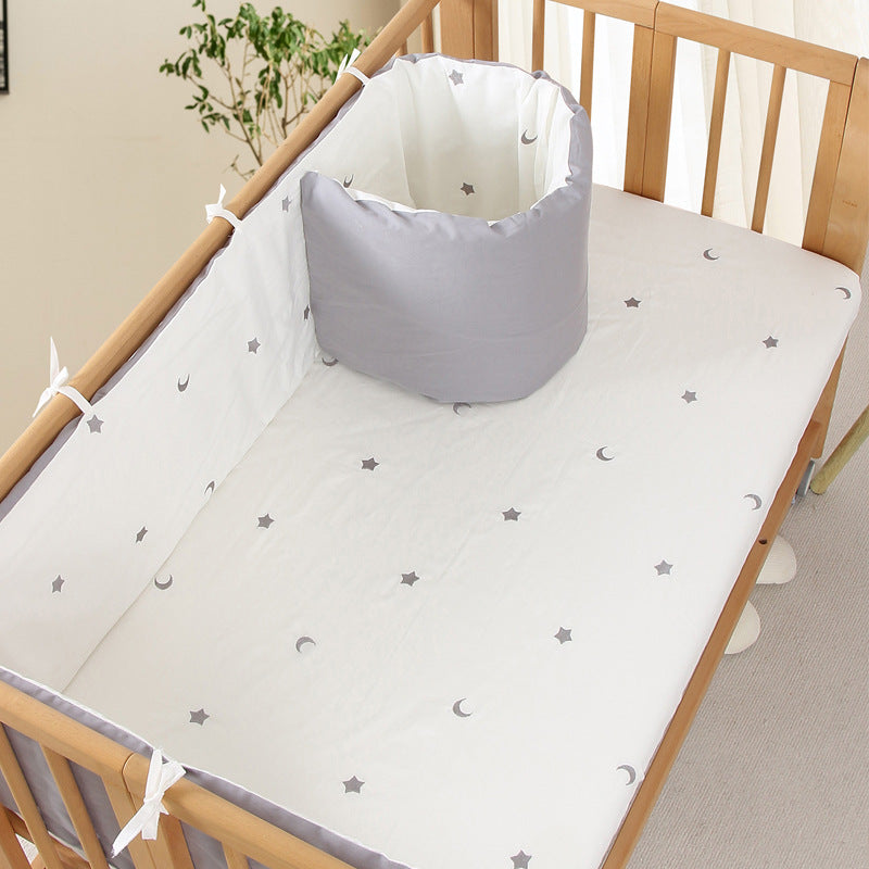 Lit de berceau Circonférence Soft Bag Lit bébé anti-collision amovible et lavable