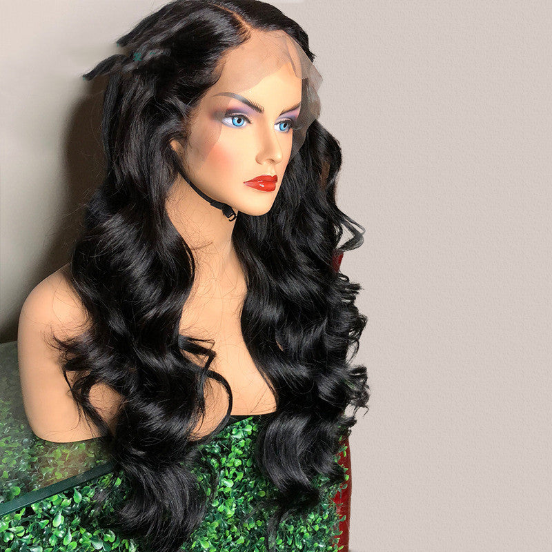 Wig Ladies devant Dentelle chimique fibre longue