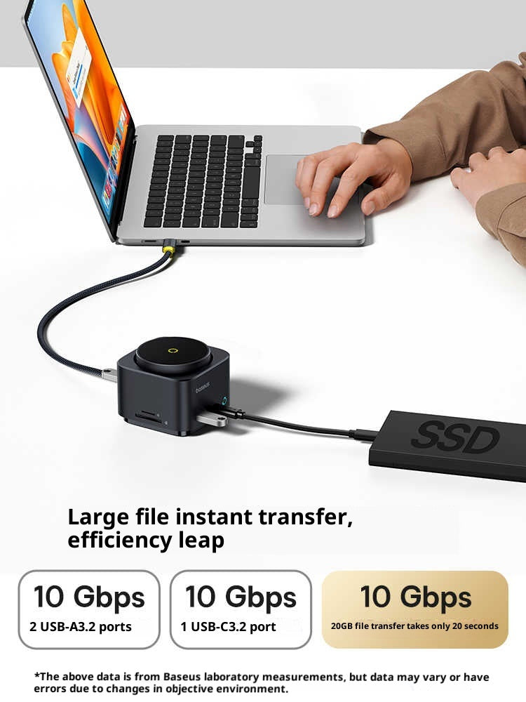 USB Plug Câble multi-ports Seperater Typec Expansion Dock Hdmi Screen Converter