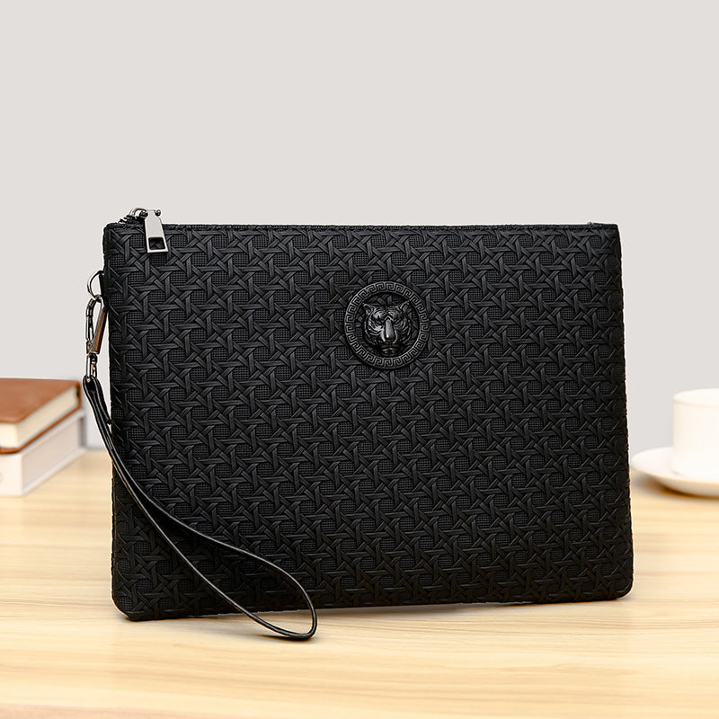 Clutch personnalisé avec un design minimaliste simple et une grande capacité