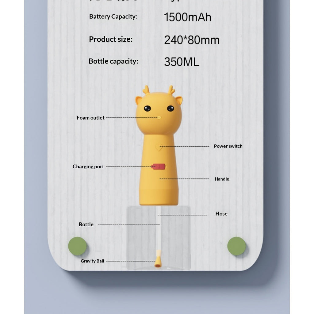 Distributeur électrique de mousse pour animaux de compagnie