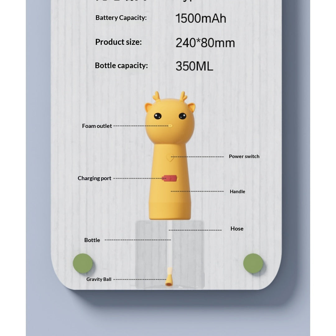 Distributeur électrique de mousse pour animaux de compagnie