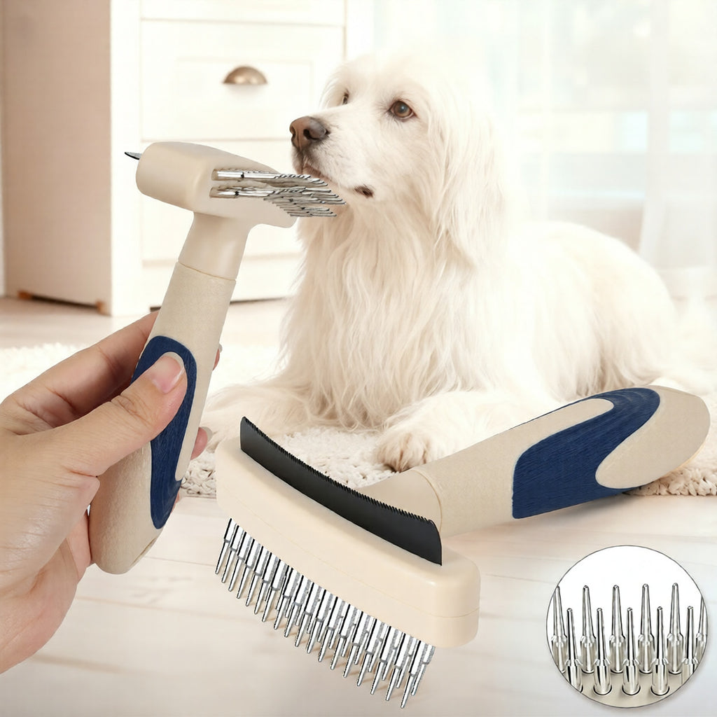 Brosse de grooming pour animaux de compagnie pour enlever les cheveux et les fourrures