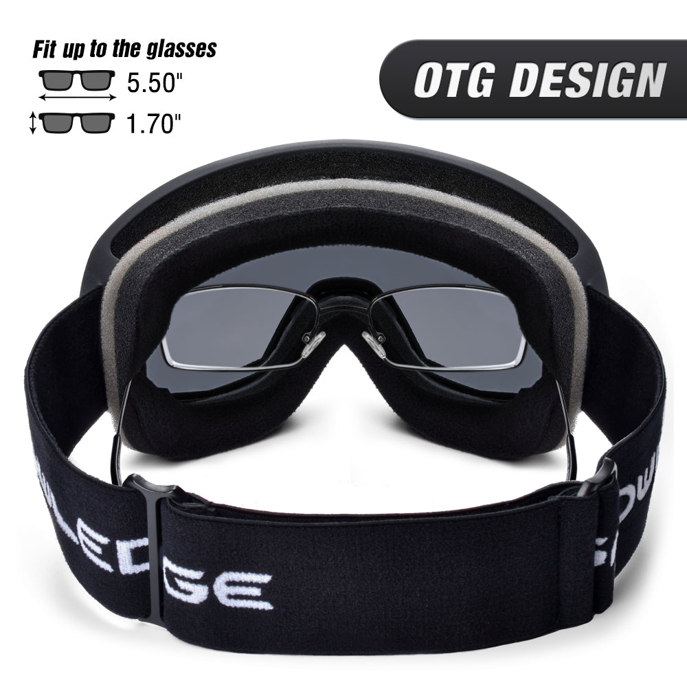 Lunettes de ski anti-fog double couche