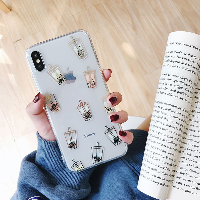Creative perle lait thé 8plus étui de téléphone mobile