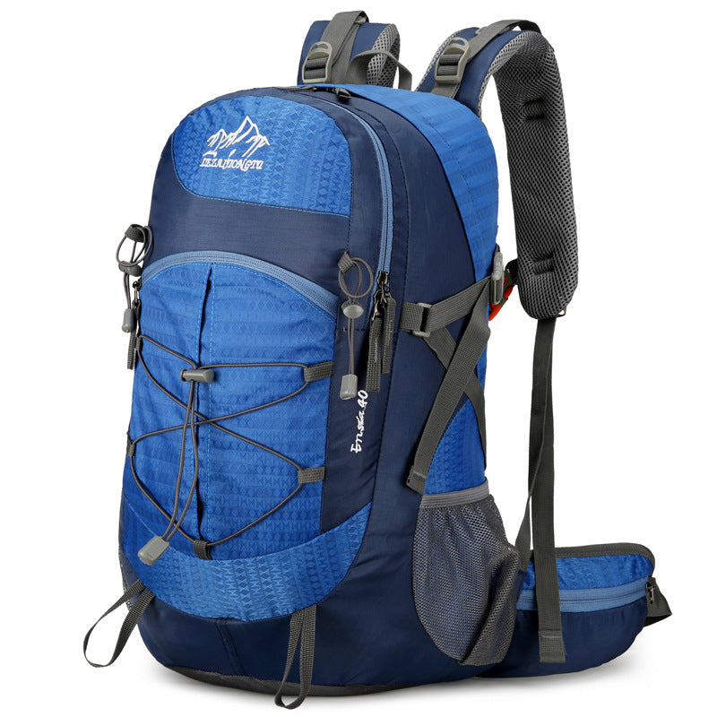 Randonnée en plein air Sac à dos de randonnée Nylon Imperméable Grande Capacité Multifonction Bracket