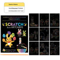 Diy Graffiti Supplies Suit Colorful Scraping Paper